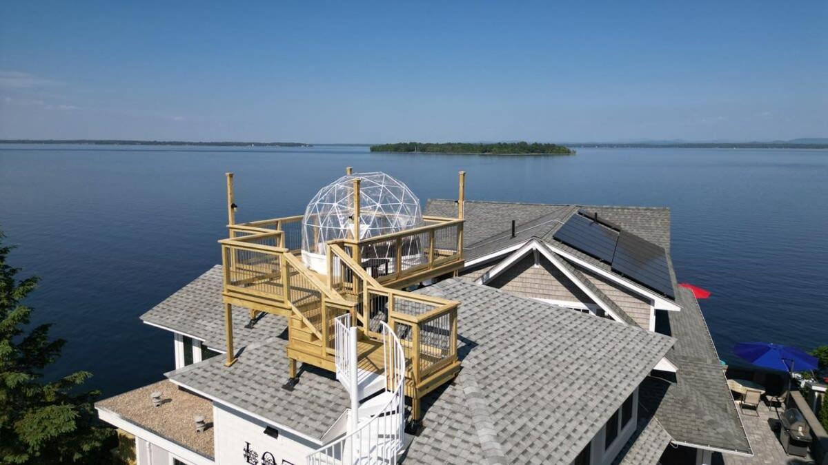 Loza House Adirondack Skydeck Unit Lake Front Plattsburgh Exteriér fotografie
